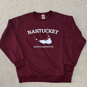 Maroon Nantucket Crewneck Sweatshirt